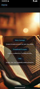 Plotenra home screen